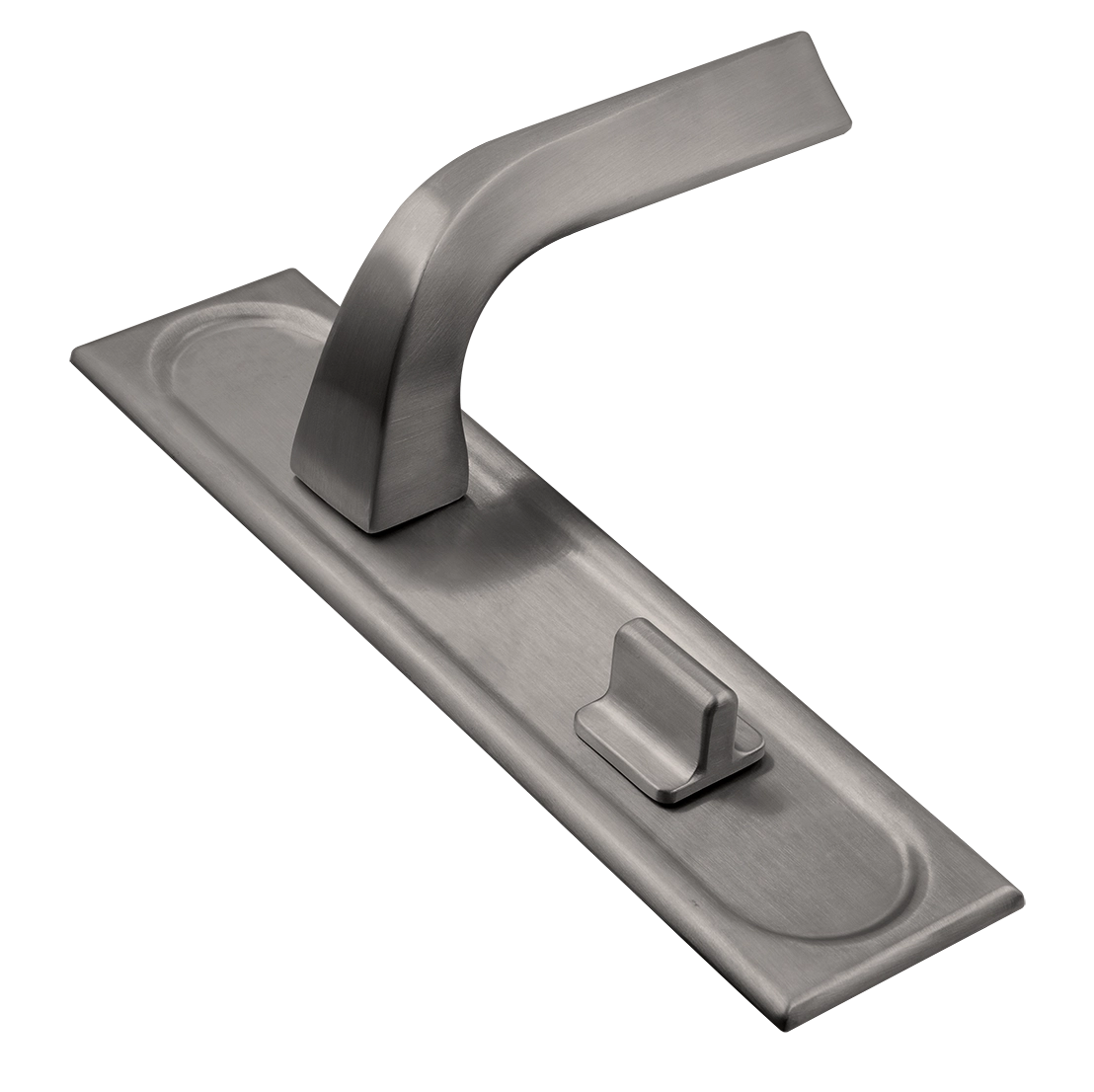 Ручка дверная WD CONCERT HALL PLS WC WF на планке под сантехническую завертку, цвет Зимняя стужа/Winter Frost фото купить Улан-Удэ