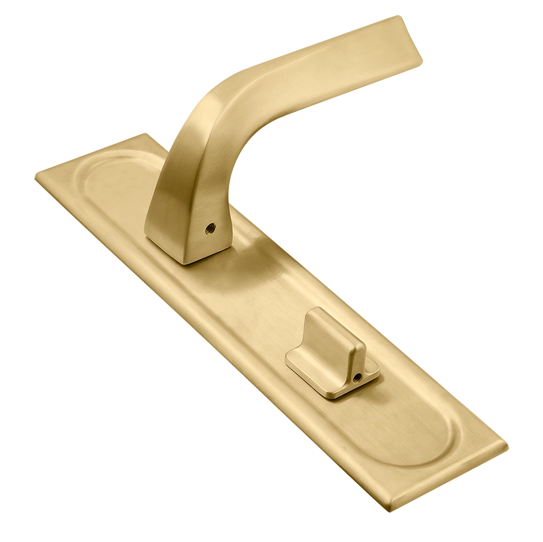 Ручка дверная WD CONCERT HALL PLS WC AH на планке под сантехническую завертку, цвет Осенний мёд/Autumn Honey фото купить Улан-Удэ