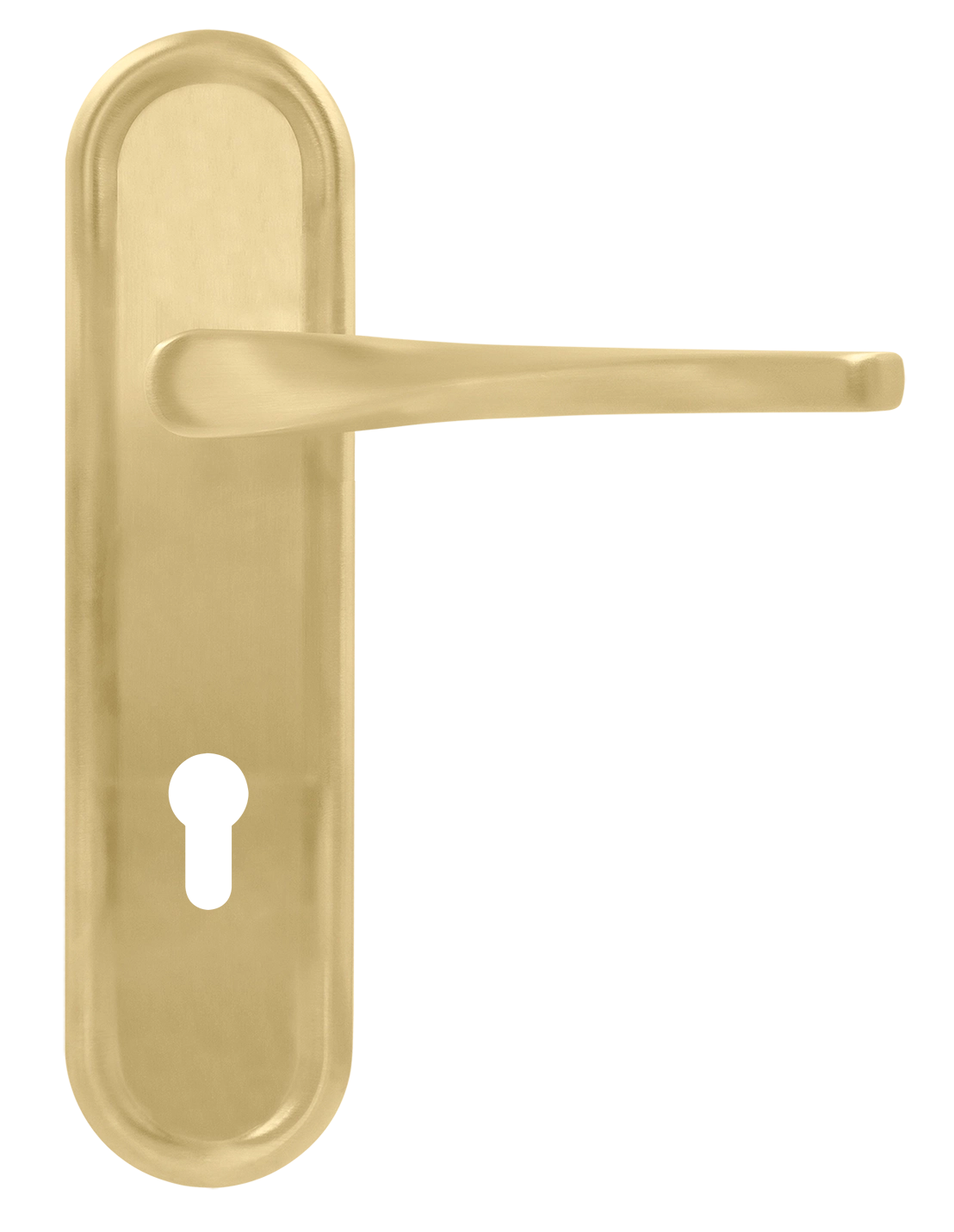 Ручка дверная THE OLYMPICS PLR KH AH на планке под ключевой цилиндр, цвет Осенний мёд/Autumn Honey фото купить Улан-Удэ