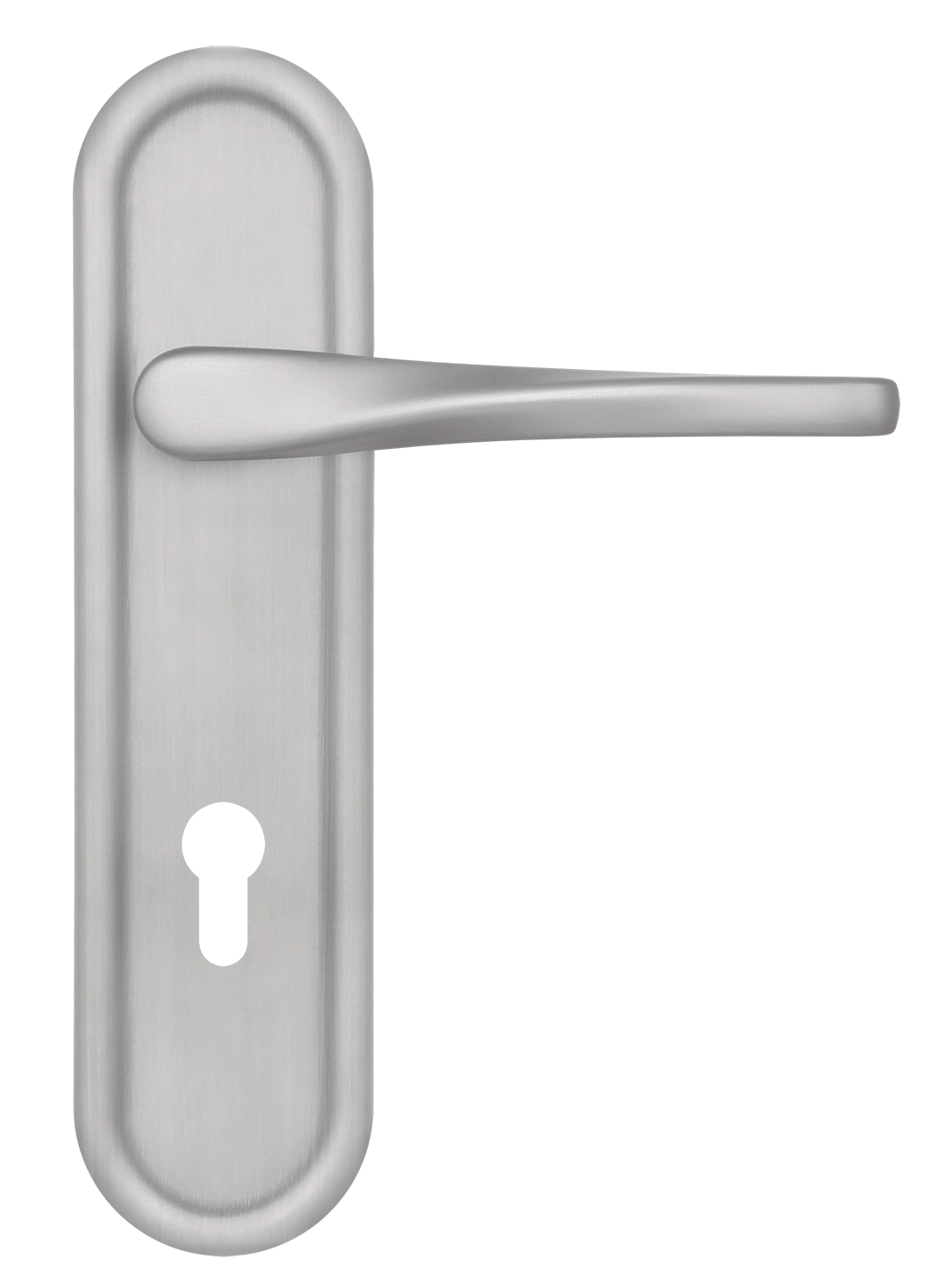 Ручка дверная THE OLYMPICS PLR KH SSW на планке под ключевой цилиндр, цвет Стокгольмский снегопад/Stockholm Snowfall фото купить Улан-Удэ