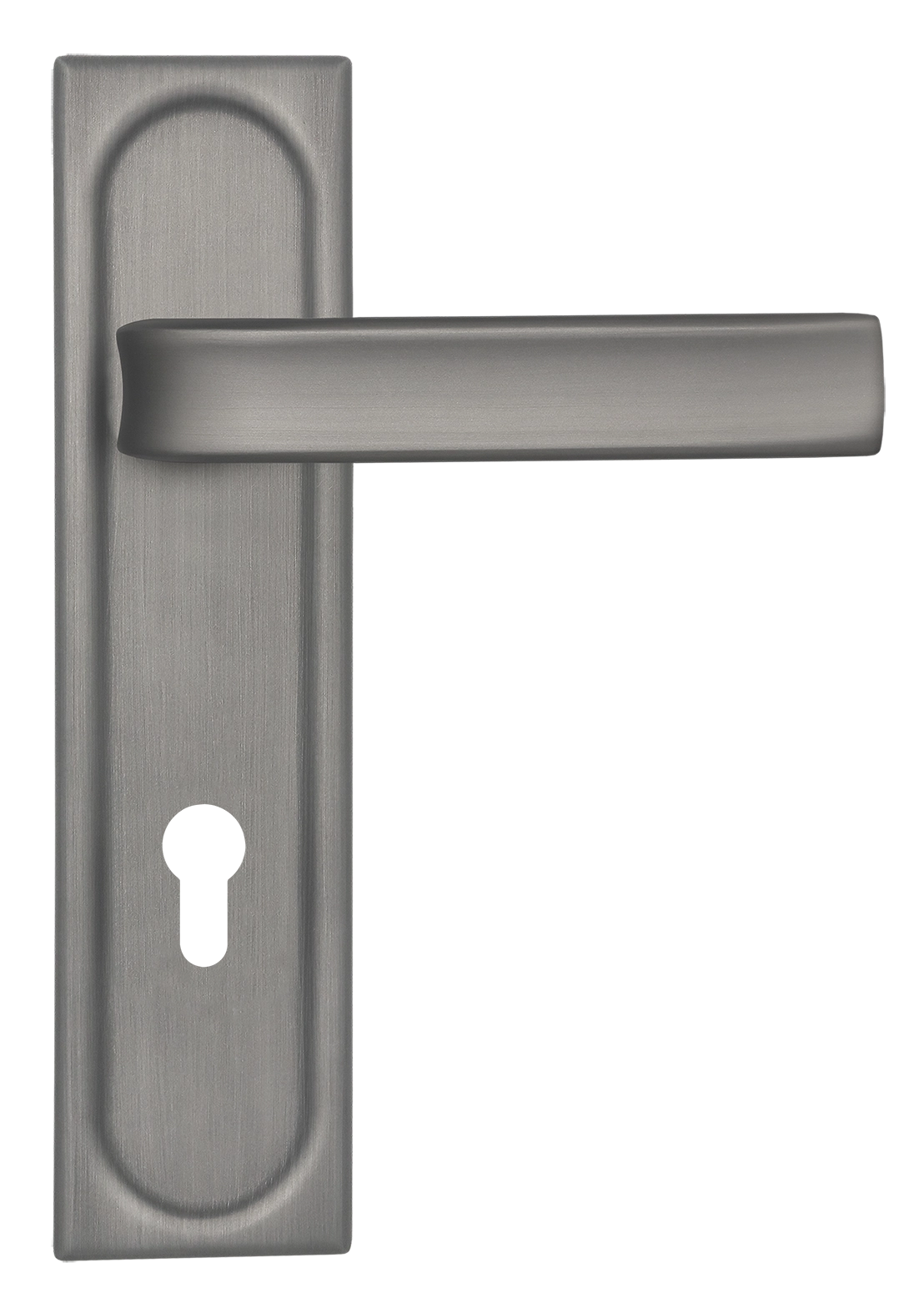 Ручка дверная THE BUS STATION PLS KH WF на планке под ключевой цилиндр, цвет Зимняя стужа/Winter Frost фото купить Улан-Удэ