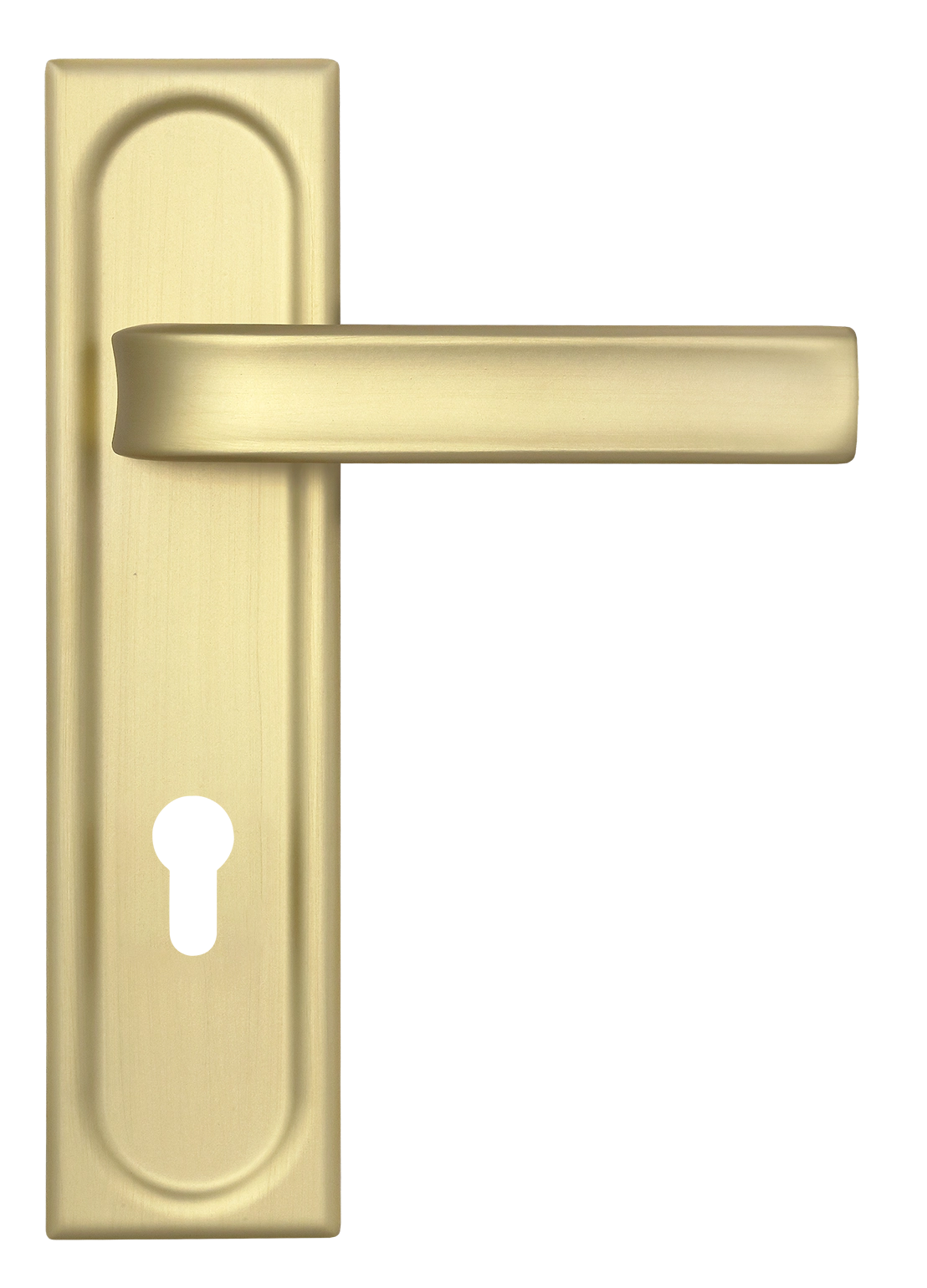 Ручка дверная THE BUS STATION PLS KH AH на планке под ключевой цилиндр, цвет Весенняя дымка/Spring Mist фото купить Улан-Удэ