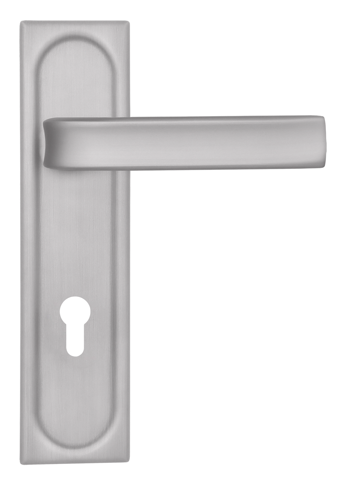 Ручка дверная THE BUS STATION PLS KH SSW на планке под ключевой цилиндр, цвет Стокгольмский снегопад/Stockholm Snowfall фото купить Улан-Удэ