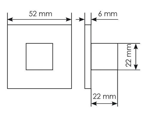 Комплект дверных ручек MH-54-S6 BL с заверткой MH-WC-S6 BL + замок M1895 BL, цвет черный фото дверная фурнитура Улан-Удэ