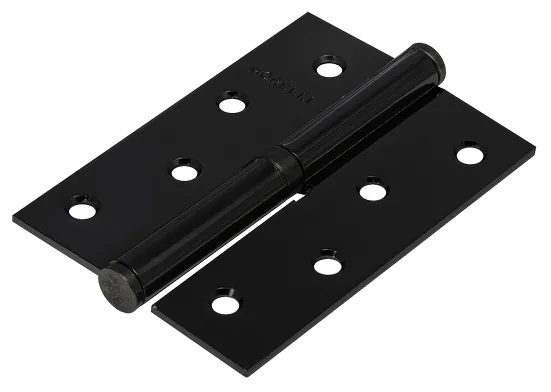 Петля карточная разъемная MSND 100X70X2.5 BL L с подшипником стальная левая, врезная цвет черный фото купить Улан-Удэ