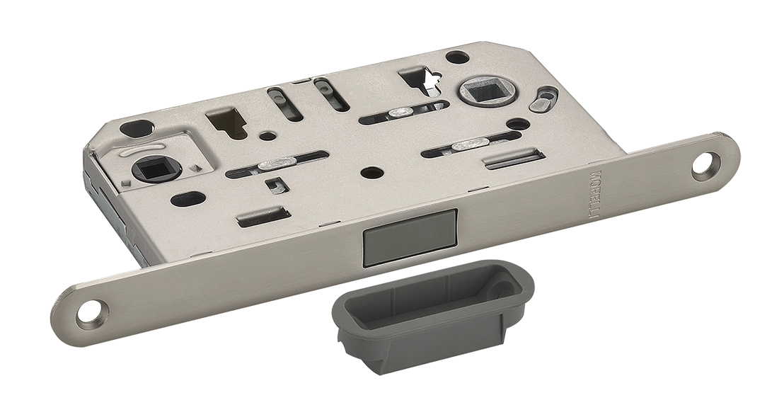 Защелка межкомнатная M1895 MSN магнитная, сантехническая, цвет матовый сатинированный никель фото купить Улан-Удэ