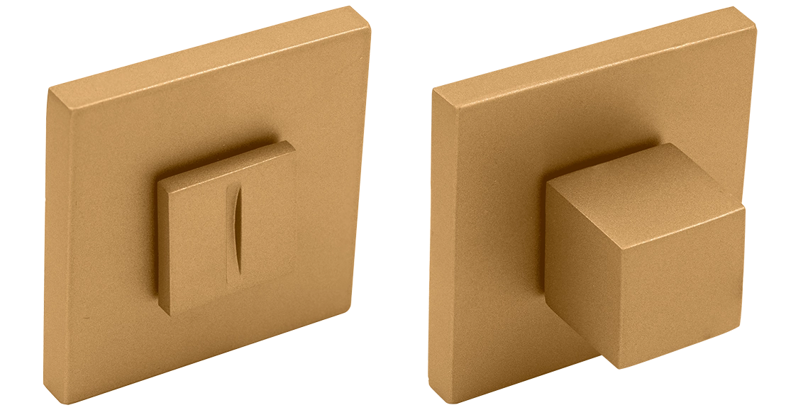 Завертка сантехническая MH-WC-S6 FTG на квадратной розетке 6мм цвет матовое итальянское золото фото купить Улан-Удэ