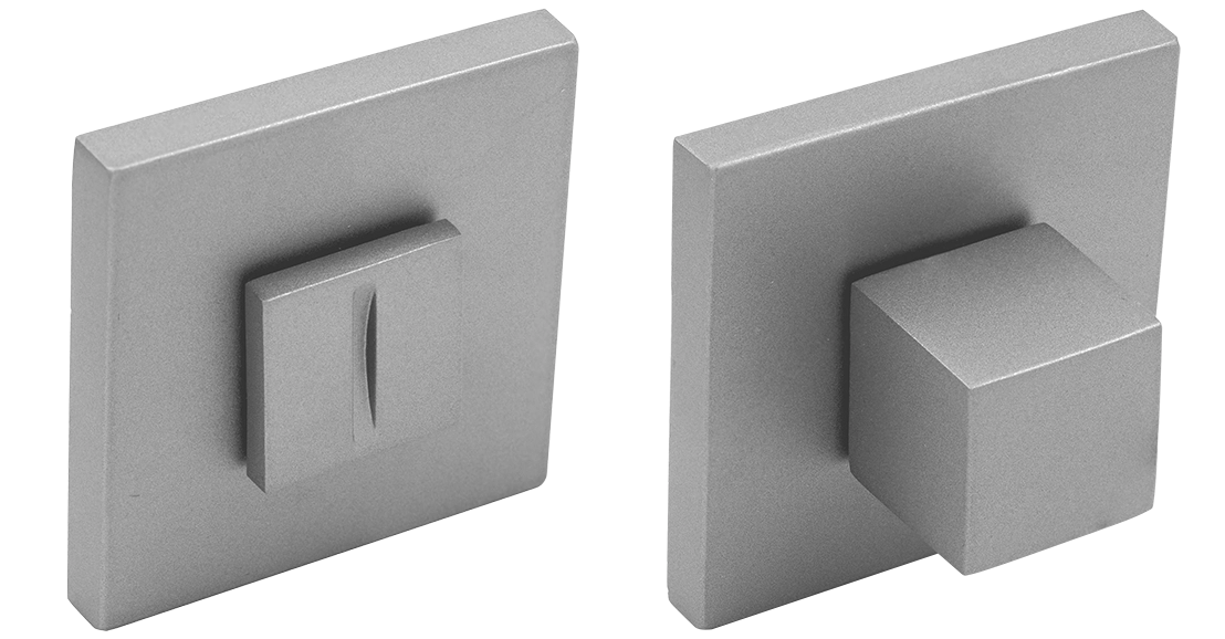 Завертка сантехническая MH-WC-S6 ASC на квадратной розетке цвет анодированный матовый хром, ЦАМ фото купить Улан-Удэ