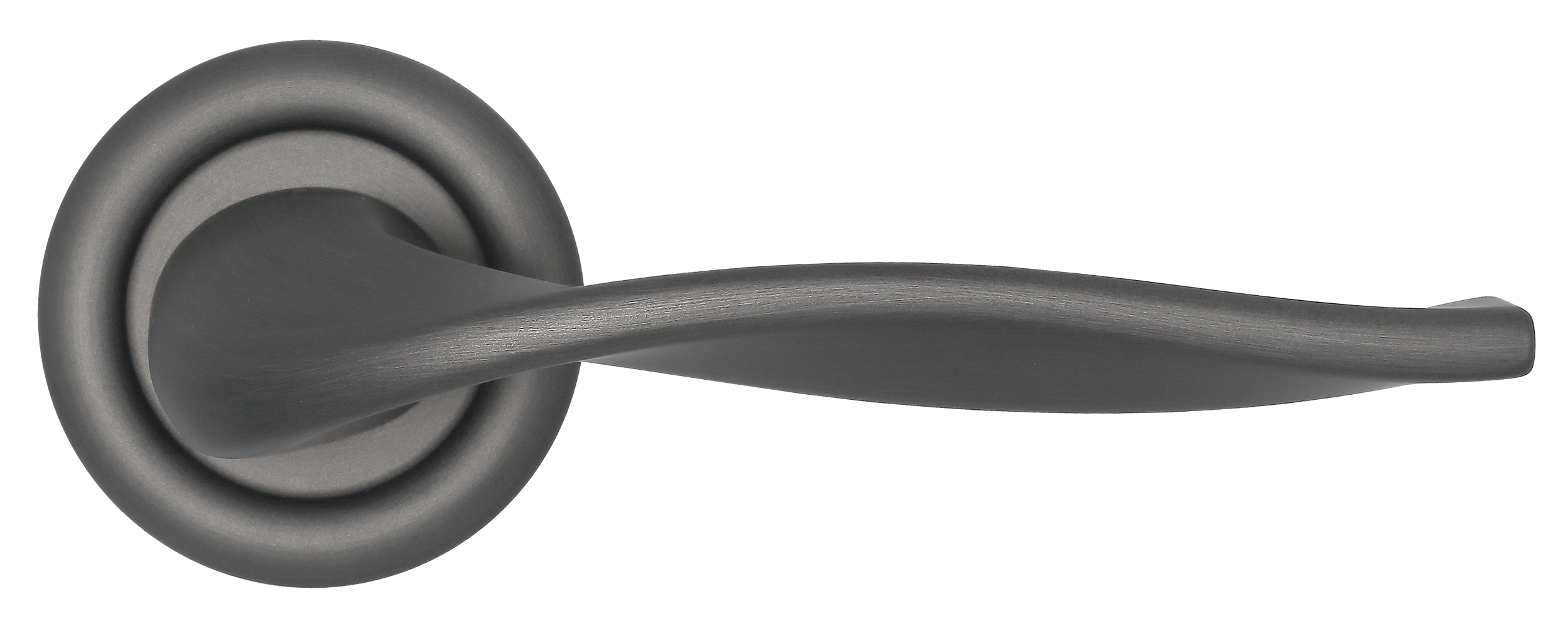 Ручка дверная SKYSCRAPER R7 SST на круглой розетке, цвет Летняя гроза/Summer Storm фото купить в Улан-Удэ