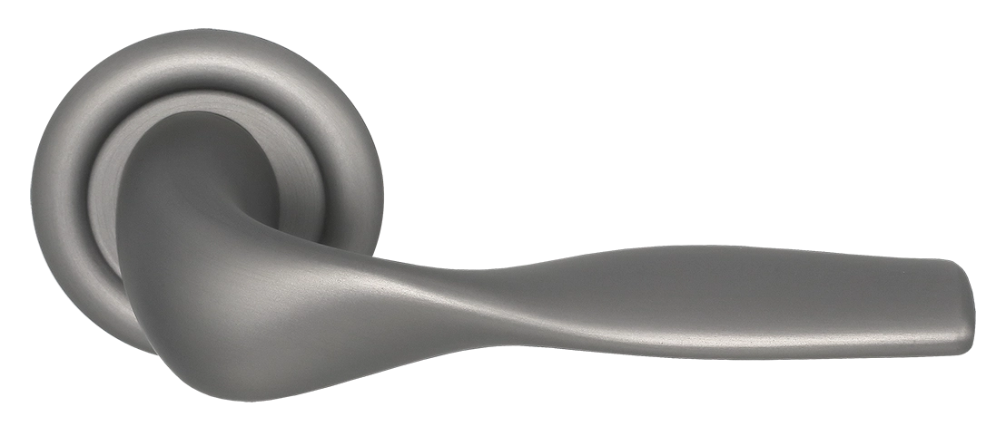 Ручка дверная LVB R7 WF на круглой розетке, цвет Зимняя стужа/Winter Frost фото купить Улан-Удэ