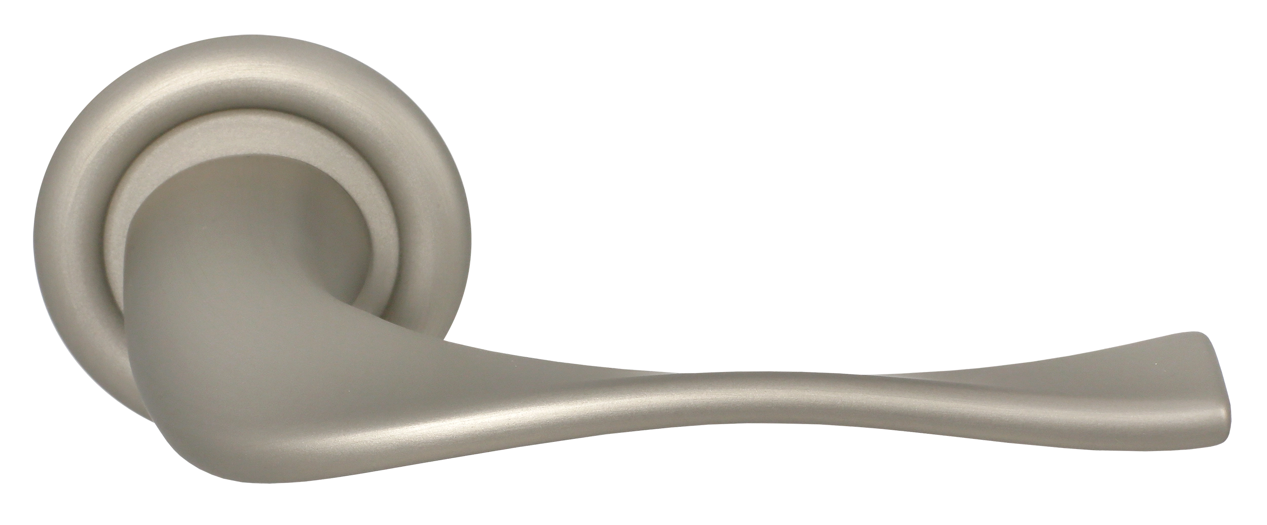 Ручка дверная SKYSCRAPER R7 SMI на круглой розетке, цвет Весенняя дымка/Spring Mist фото купить Улан-Удэ