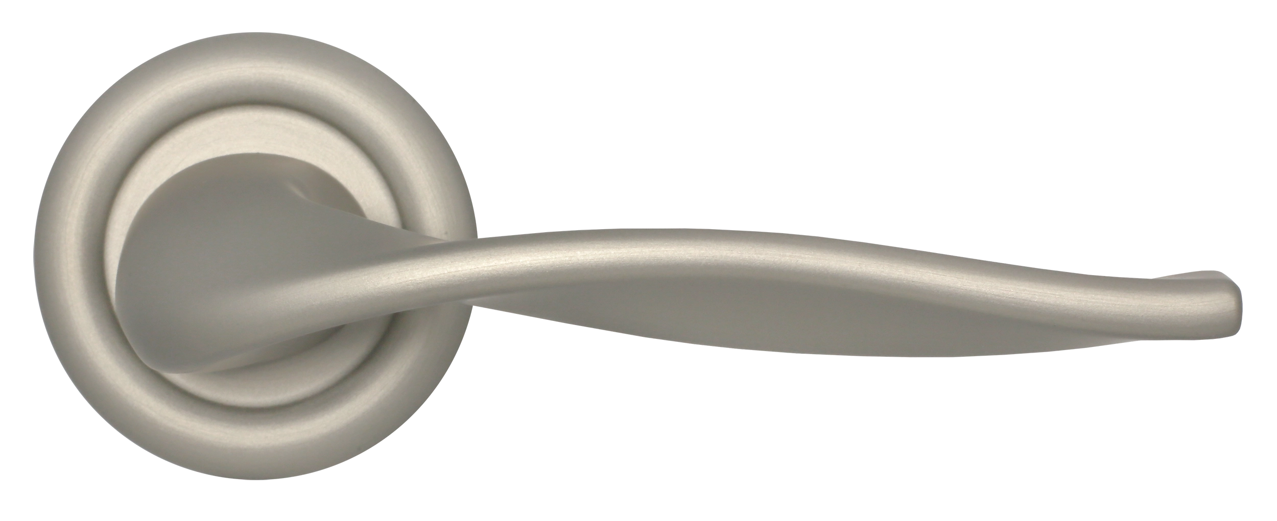 Ручка дверная SKYSCRAPER R7 SMI на круглой розетке, цвет Весенняя дымка/Spring Mist фото купить в Улан-Удэ