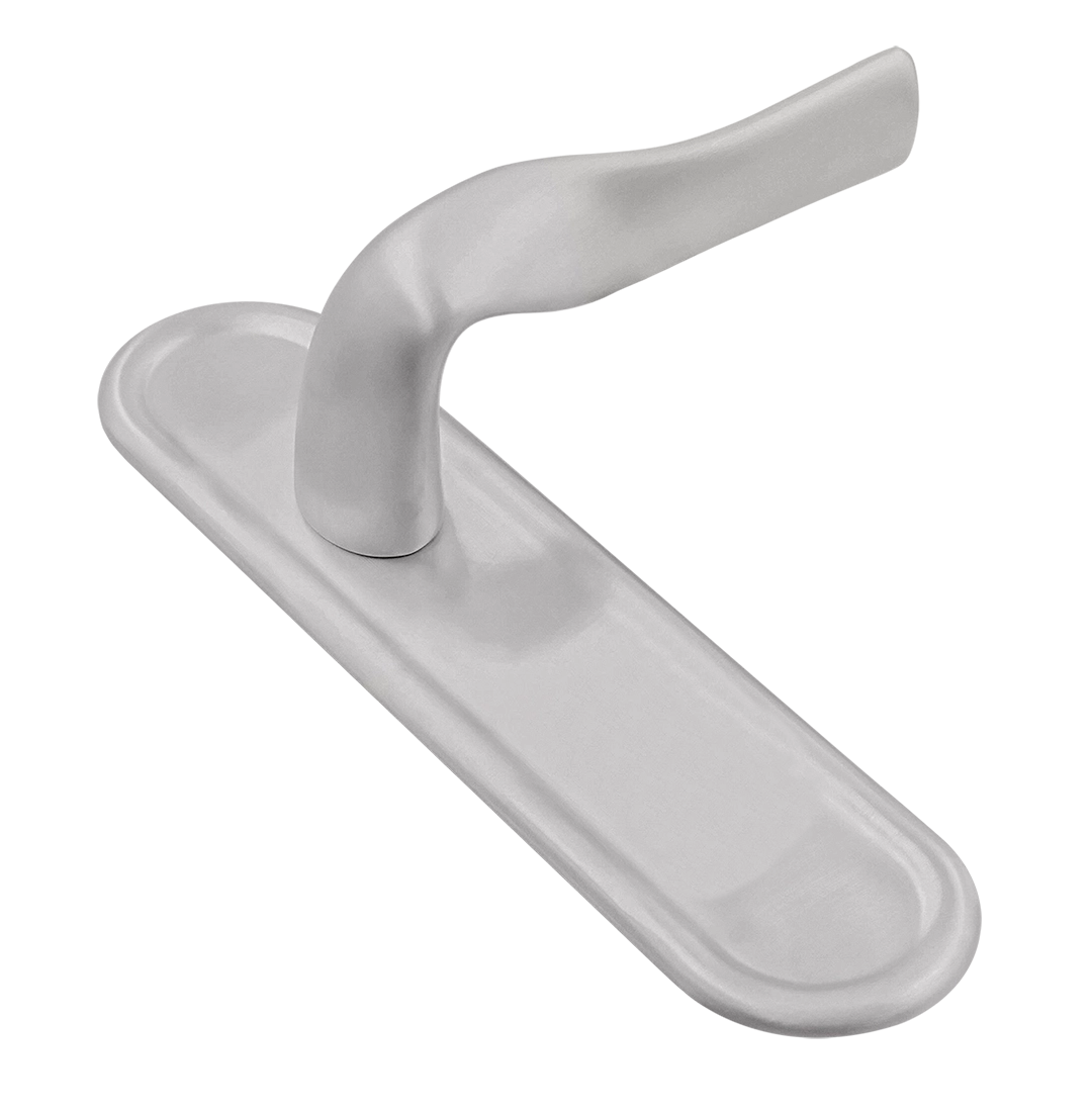 Ручка дверная LVB PLR SSW на планке, цвет Стокгольмский снегопад/Stockholm Snowfall фото купить Улан-Удэ