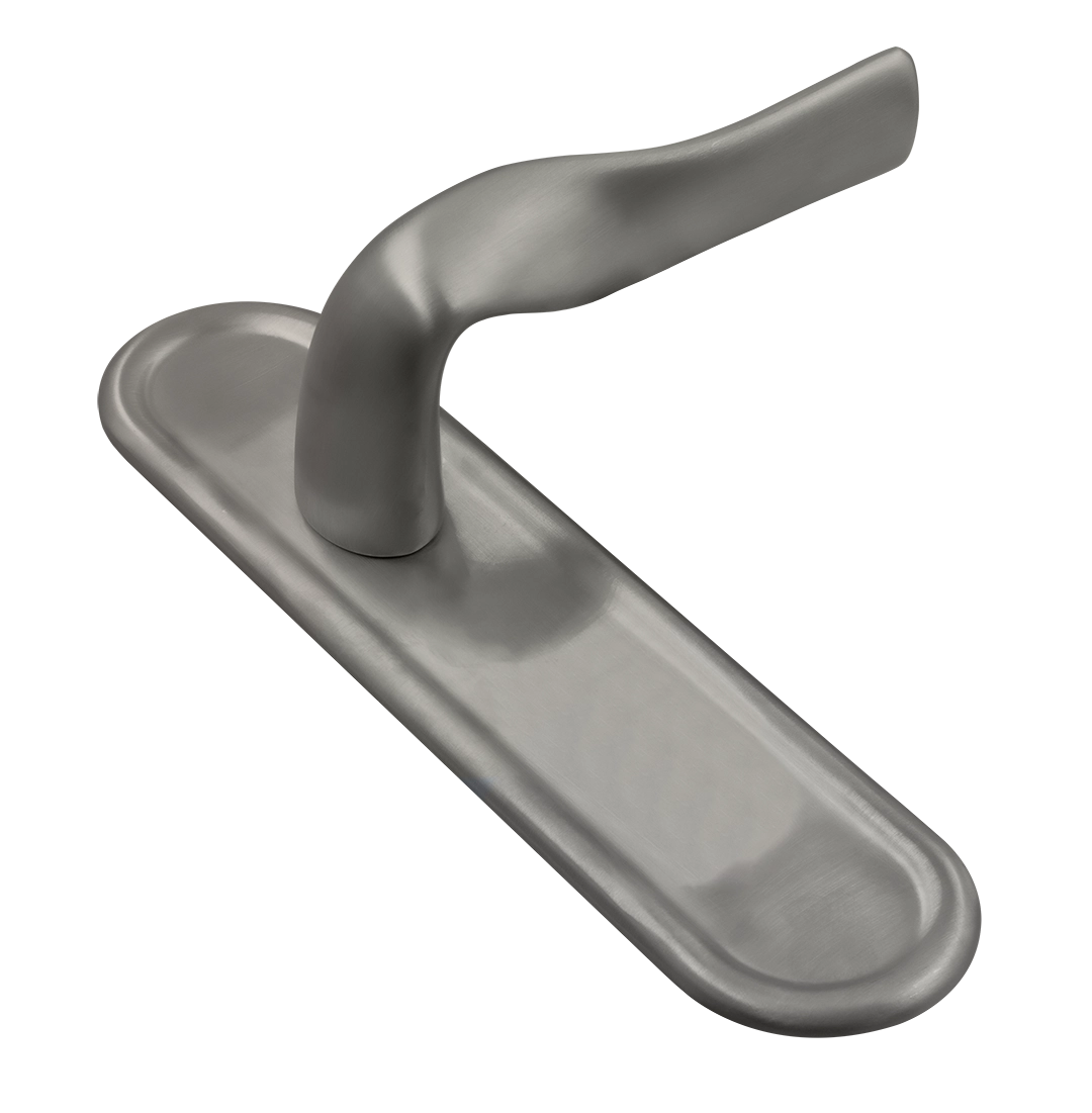 Ручка дверная LVB PLR WF на планке, цвет Зимняя стужа/Winter Frost фото купить Улан-Удэ