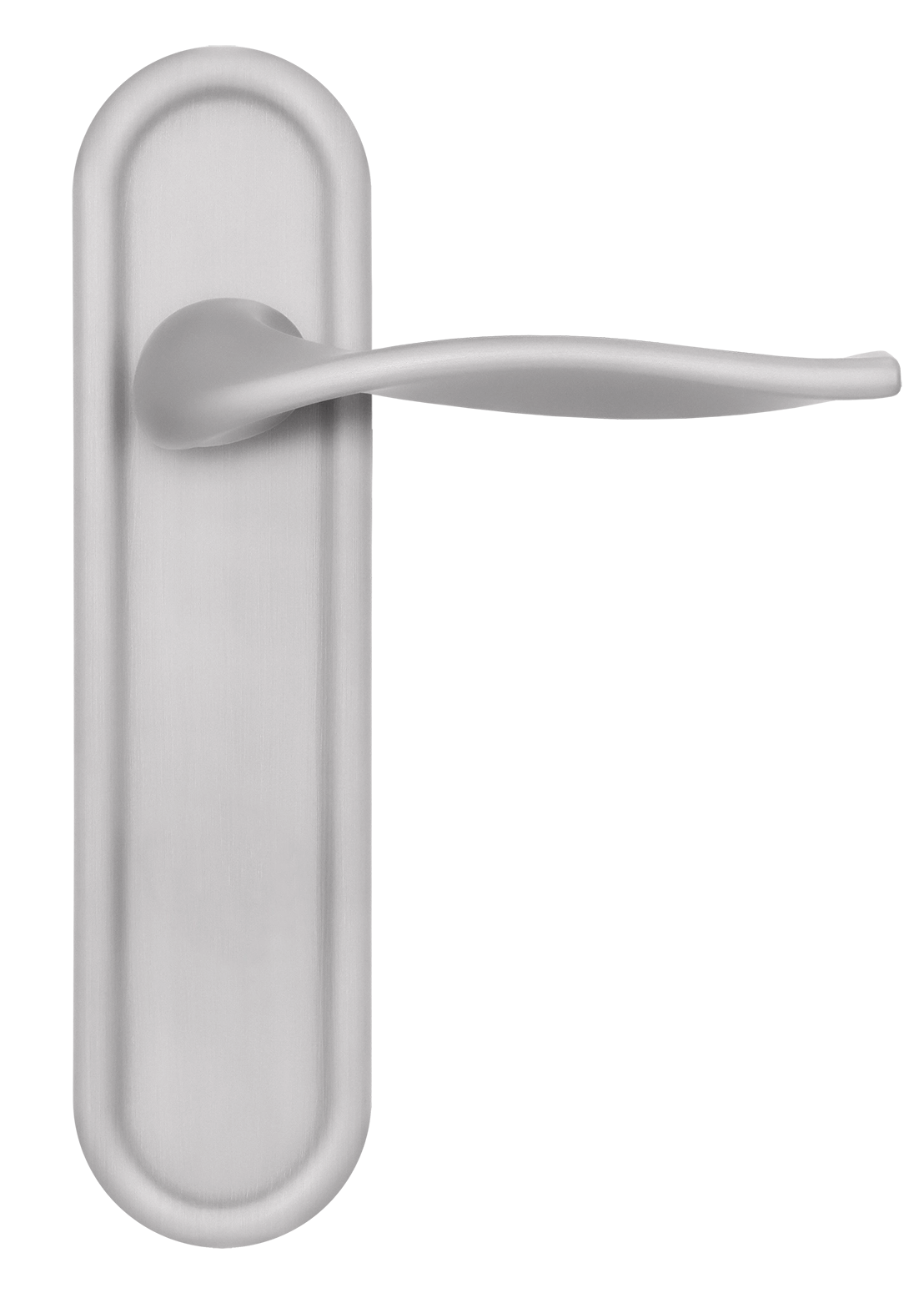 Ручка дверная SKYSCRAPER PLR SSW на планке, цвет Стокгольмский снегопад/Stockholm Snowfall фото купить в Улан-Удэ