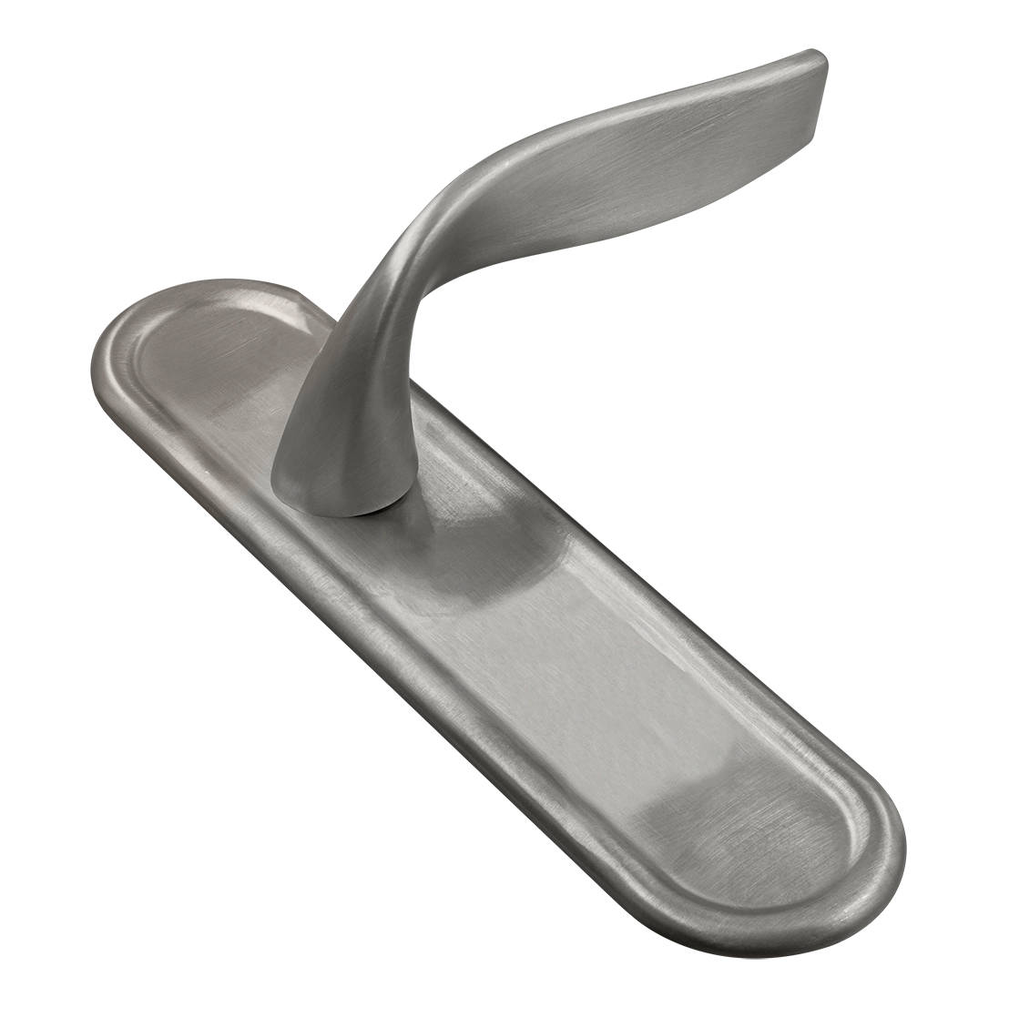 Ручка дверная SKYSCRAPER PLR WF на планке, цвет Зимняя стужа/Winter Frost фото купить Улан-Удэ