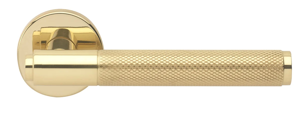 BRIDGE R6 OTL, ручка дверная с усиленной розеткой, цвет -  золото фото купить Улан-Удэ