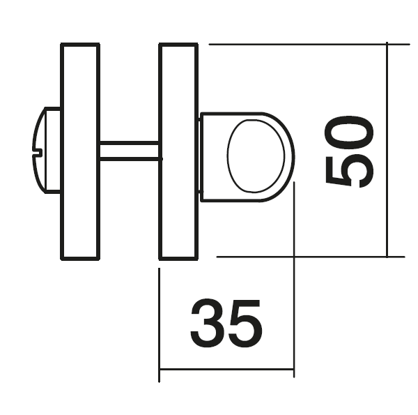 LUX-WC-R3 OBR, завертка сантехническая, цвет - кофе фото купить в Улан-Удэ