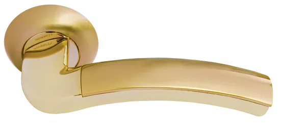 ПАЛАЦЦО, ручка дверная MH-02 SG/GP, цвет - мат.золото/золото фото купить Улан-Удэ