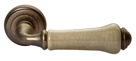 UMBERTO, ручка дверная MH-41-CLASSIC OMB/CH, цвет-старая мат.бронза/шампань фото купить Улан-Удэ