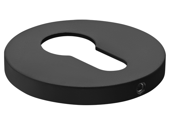 Накладка на ключевой цилиндр, на круглой розетке 6 мм, MH-KH-R6 BL, цвет - чёрный фото купить Улан-Удэ