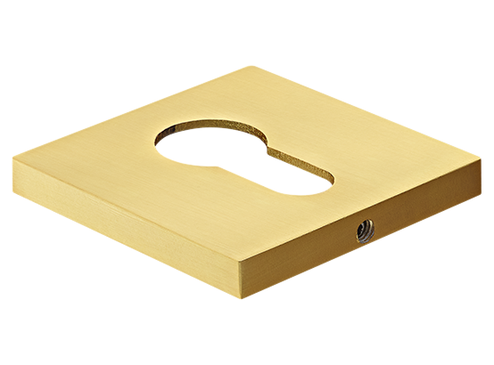 Накладка на ключевой цилиндр, на квадратной розетке 6 мм, MH-KH-S6 MSG, цвет - мат. сатинированное золото фото купить Улан-Удэ