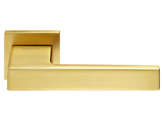 LOT ручка дверная на квадратной розетке 6 мм MH-56-S6 MSG, цвет - мат.сатинированное золото фото купить Улан-Удэ